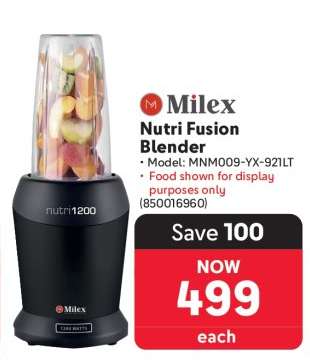 Milex Nutri Fusion Blender