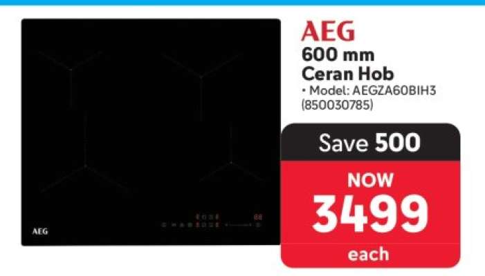 AEG 600 mm Ceran Hob