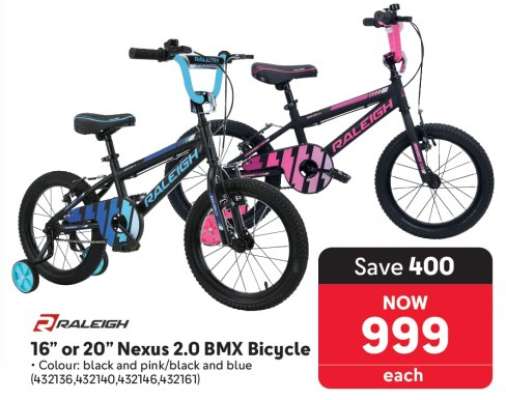16” or 20” Nexus 2.0 BMX Bicycle