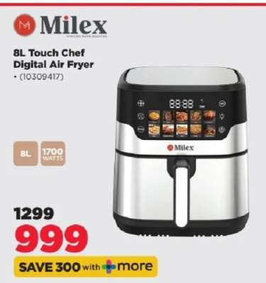 Milex 8L Touch Chef Digital Air Fryer