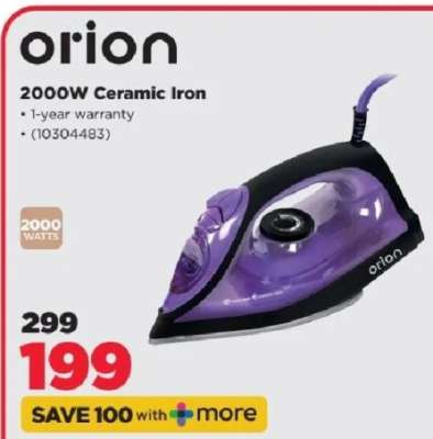 orion 2000W Ceramic Iron