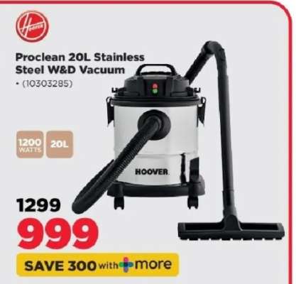 Proclean 20L Stainless Steel W&D Vacuum