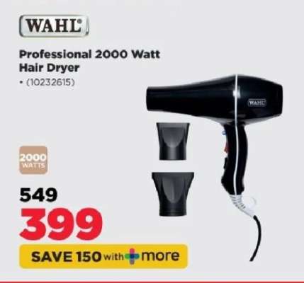 WAHL Professional 2000 Watt Hair Dryer