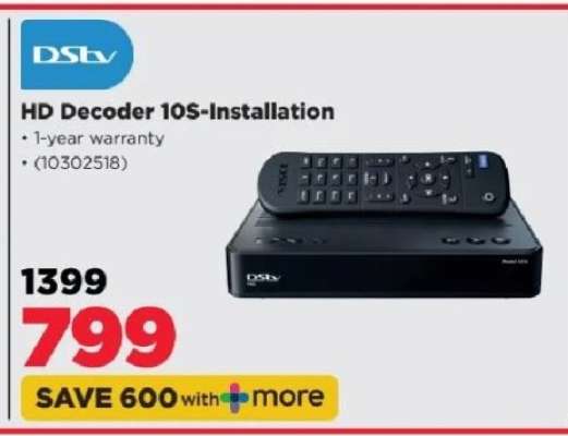 DStv HD Decoder 10S-Installation