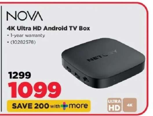 NOVA 4K Ultra HD Android TV Box
