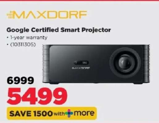 MAXDORF Google Certified Smart Projector