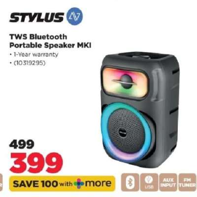 STYLUS TWS Bluetooth Portable Speaker MKI