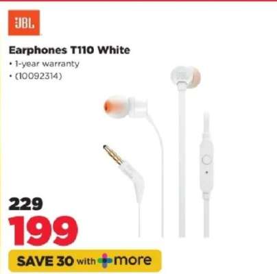 Earphones T110 White