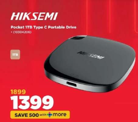 HIKSEMI Pocket 1TB Type C Portable Drive