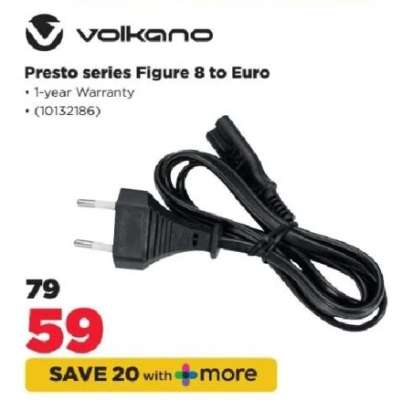 Volkano Presto series Figure 8 to Euro
