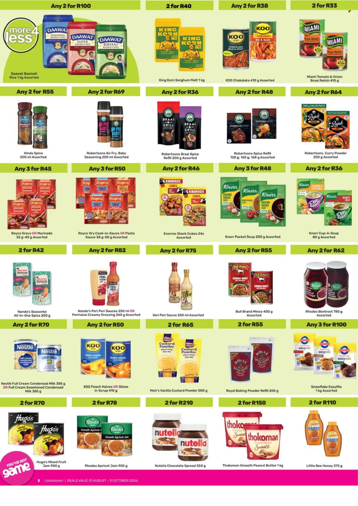 Game specials - 08.01.2026 - 10.31.2026. Page 2