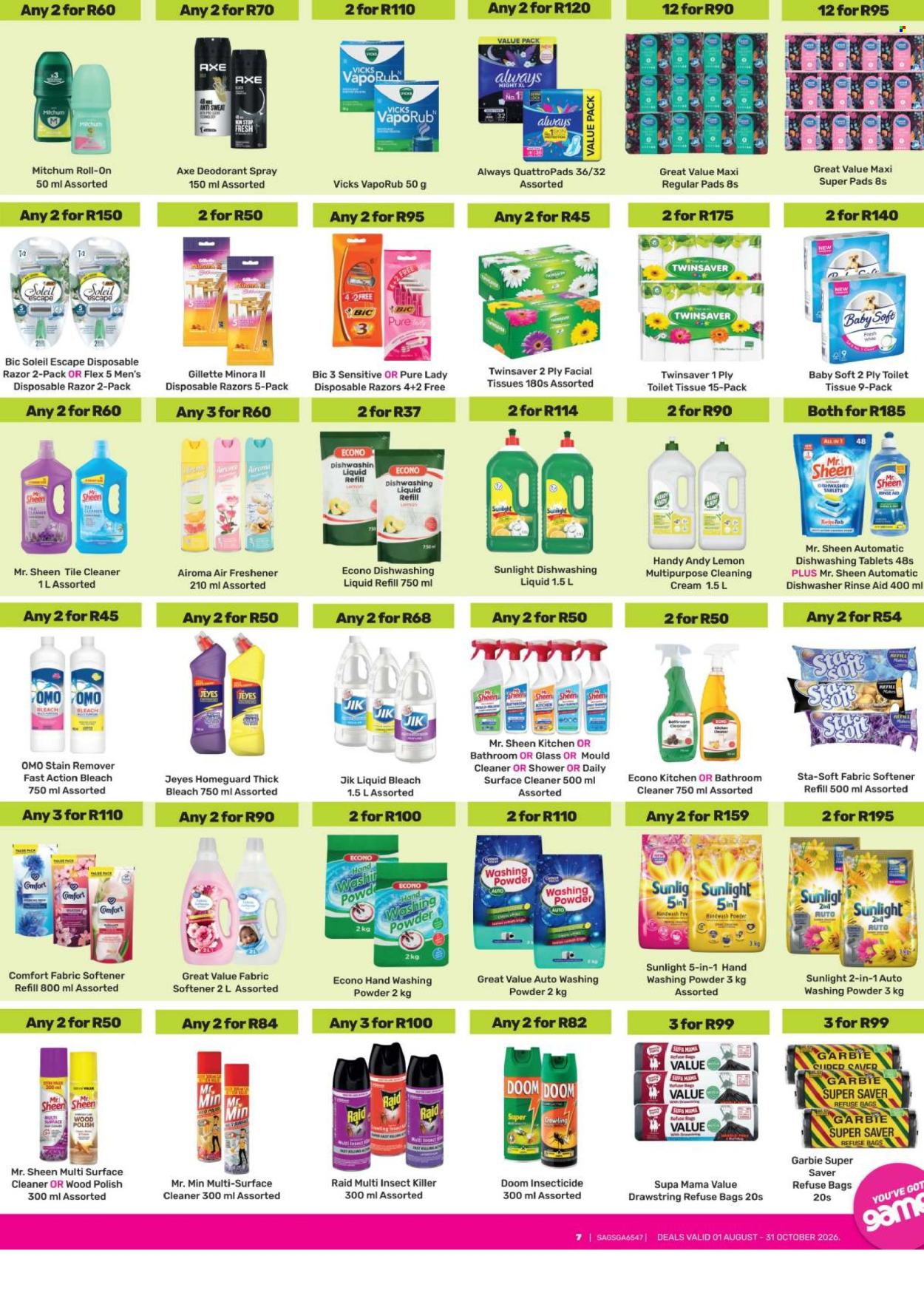 Game specials - 08.01.2026 - 10.31.2026. Page 7
