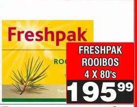 FRESHPAK ROOIBOS 4 X 80's