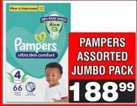 PAMPERS ASSORTED JUMBO PACK