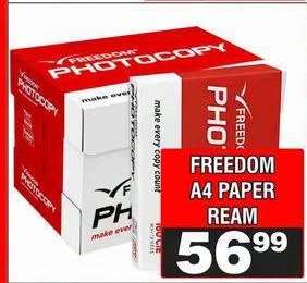 FREEDOM A4 PAPER REAM