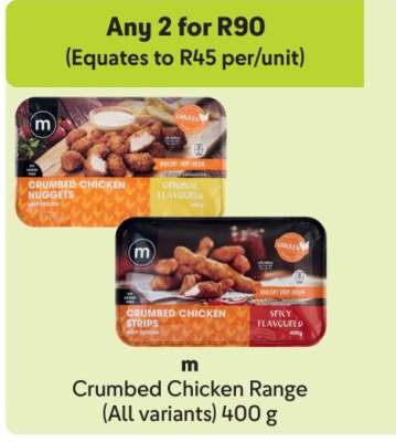 Crumbed Chicken Range
