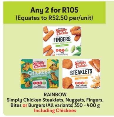 Rainbow Simply Chicken