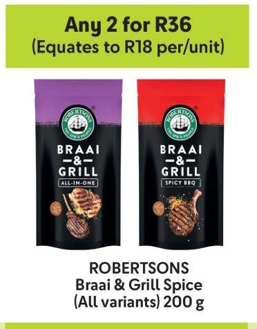 Robertsons Braai & Grill Spice