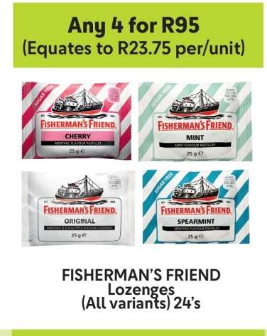 FISHERMAN’S FRIEND Lozenges (All variants) 24’s