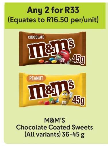 M&M'S Chocolate Coated Sweets