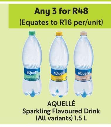 AQUELLÉ Sparkling Flavoured Drink