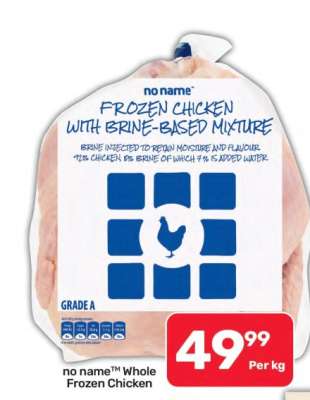 no name Whole Frozen Chicken