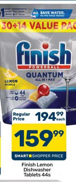Finish Lemon Dishwasher Tablets 44s