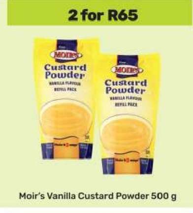 Moir's Vanilla Custard Powder 500 g