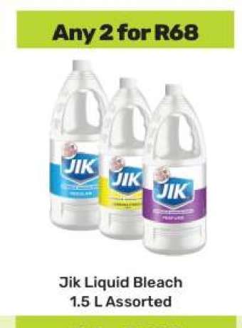 Jik Liquid Bleach 1.5 L Assorted