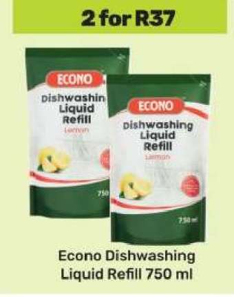 Econo Dishwashing Liquid Refill 750 ml