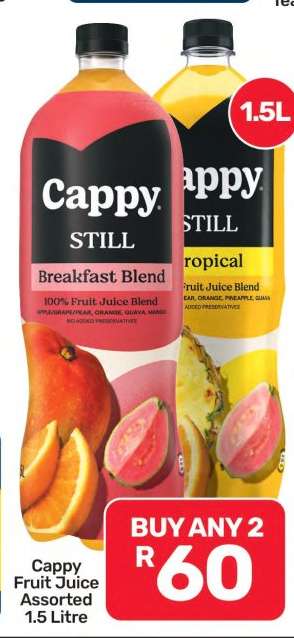 Cappy Fruit Juice Assorted