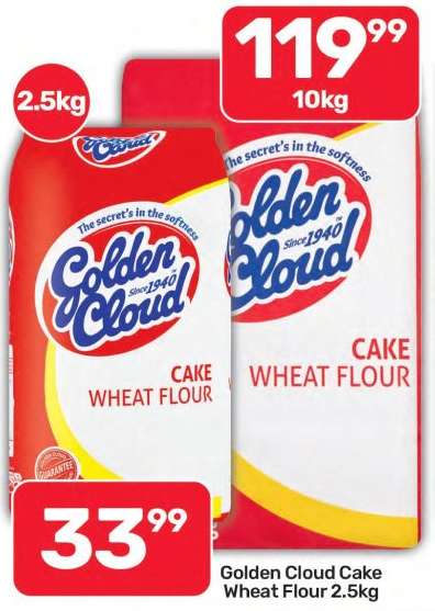 Golden Cloud Cake
Wheat Flour 2.5kg