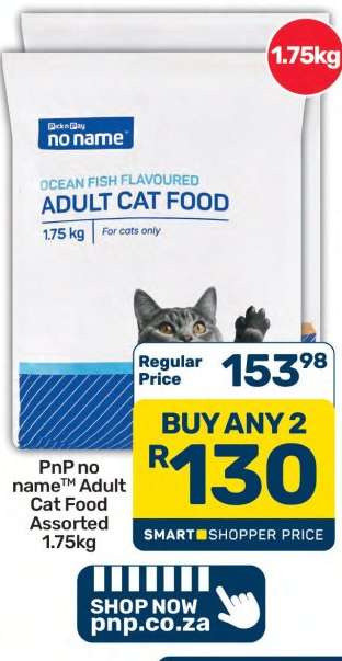 PnP no name™ Adult Cat Food Assorted 1.75kg