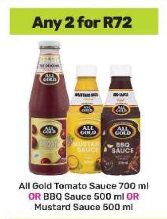 All Gold Sauces