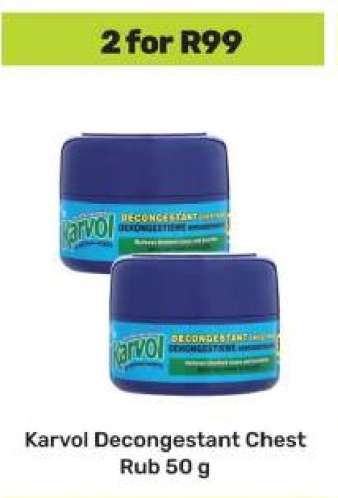Karvol Decongestant Chest Rub 50 g