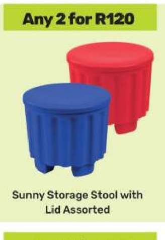 Sunny Storage Stool with Lid Assorted
