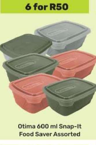 Otima 600 ml Snap-It Food Saver Assorted