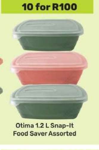 Otima 1.2 L Snap-It Food Saver Assorted