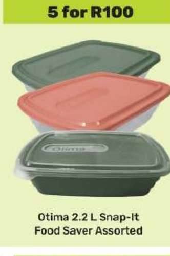 Otima 2.2 L Snap-It Food Saver Assorted