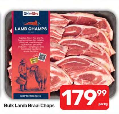 Bulk Lamb Braai Chops