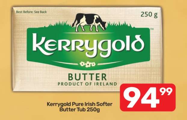 Kerrygold Pure Irish Softer Butter Tub 250g