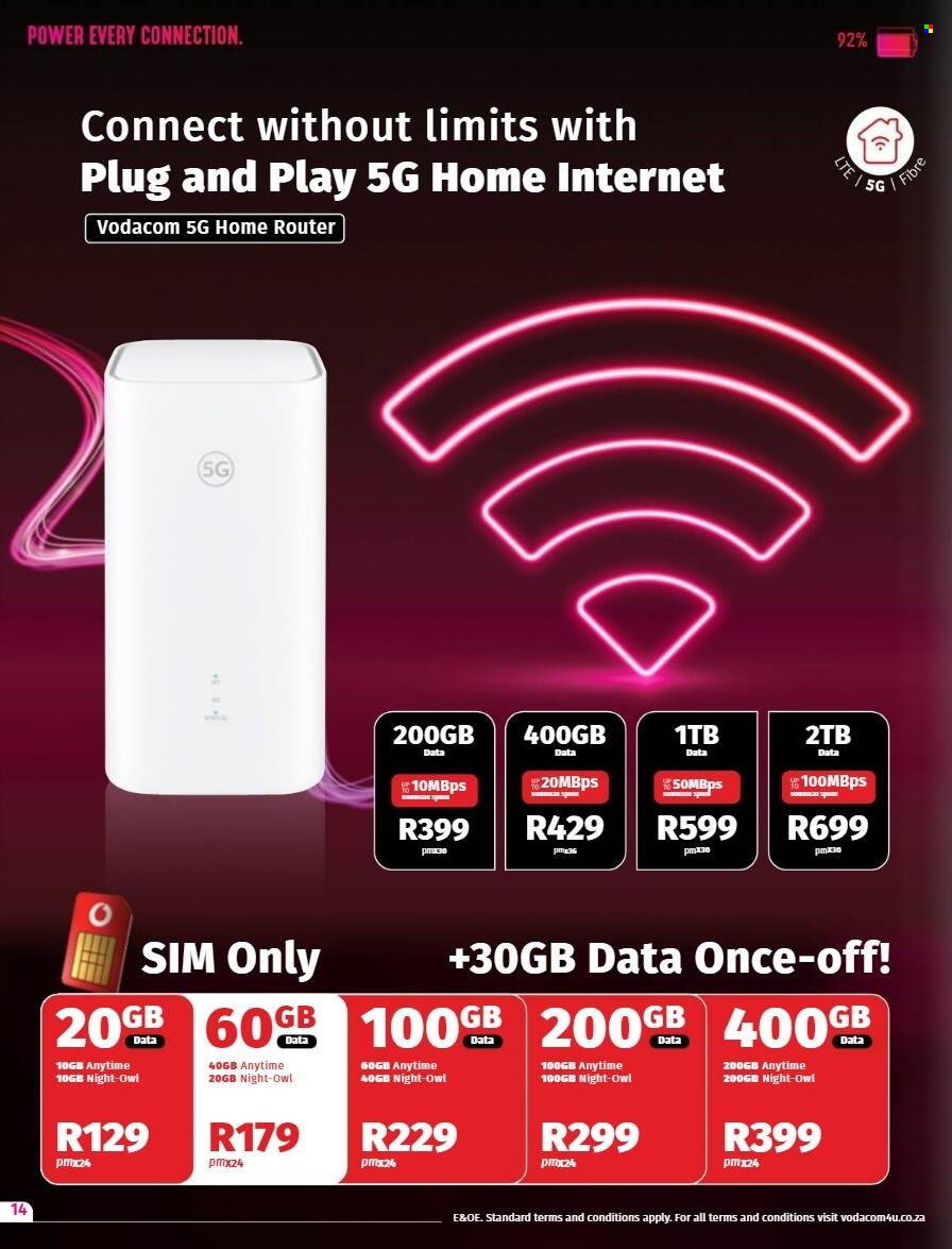 Vodacom specials - 08.07.2026 - 09.07.2026. Page 14