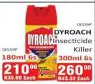 DYROACH Insecticide Killer 180ml 6s