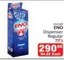 ENO Dispenser Regular 72's