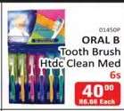 ORAL B Tooth Brush Htdc Clean Med 6s