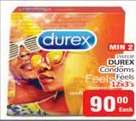 Durex Condoms Feels 12's x 3's