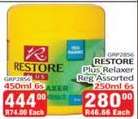 RESTORE Plus Relaxer Reg Assorted