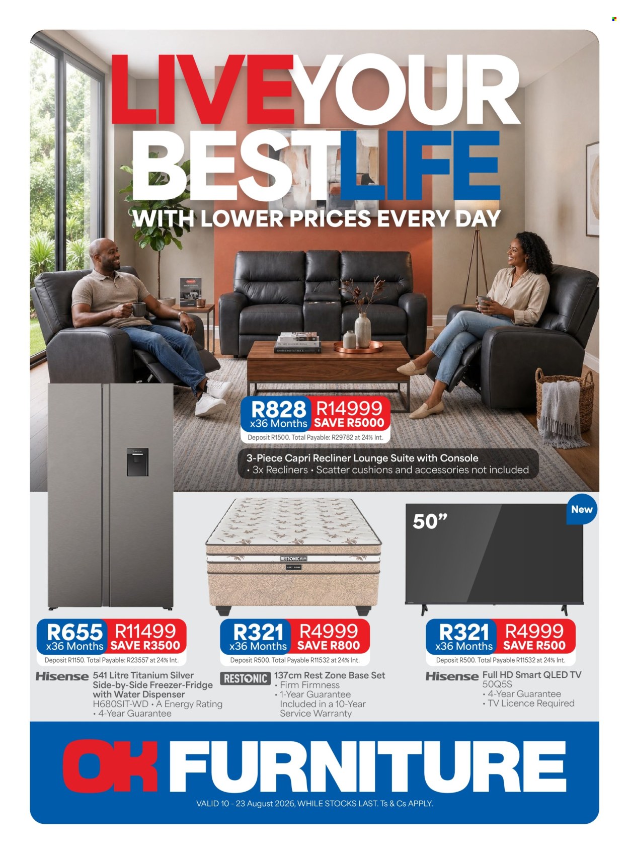 OK Furniture specials - 08.10.2026 - 08.23.2026. Page 1