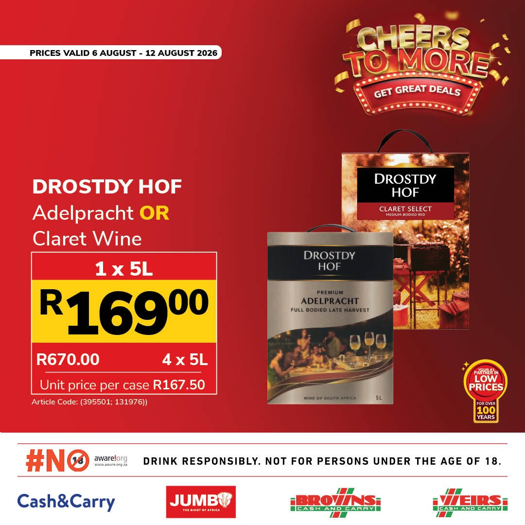 Jumbo Cash & Carry specials - 08.06.2026 - 08.12.2026. Page 1