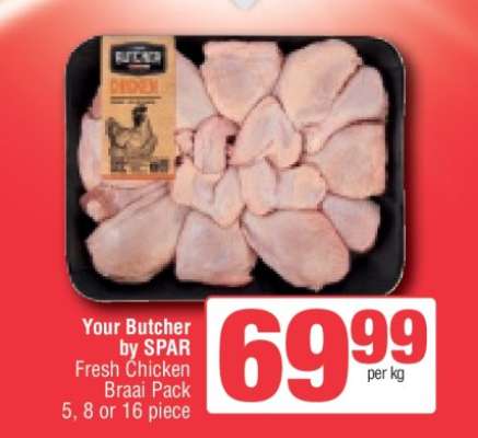 Your Butcher by SPAR Fresh Chicken Braai Pack